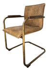 Alessia Leather Dining Chair, Vintage Brown