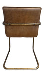 Alessia Leather Dining Chair, Vintage Brown