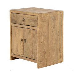 Bedside Cabinet, Natural Elm