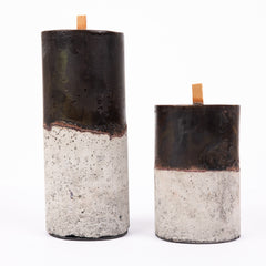 Cement Candle, Chocolate