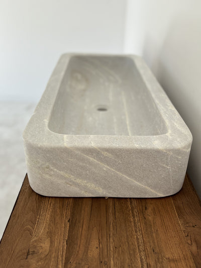 'Sahana' Rectangular Marble Wash Basin