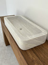 'Sahana' Rectangular Marble Wash Basin