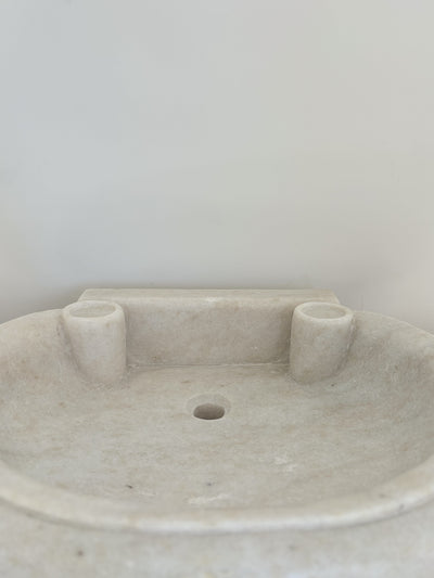 'Eshana' Carved Marble Basin