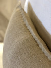 FRANCOISE2. SLUB LINEN WEAVE. NATURAL. 60 X 40 CM CUSHIONS.