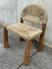 Mendong teak wood dining chair