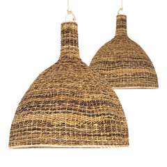 'Agung' Banana Fibre Pendant, Small