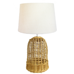 Samara Open Weave Rattan Table Lamp