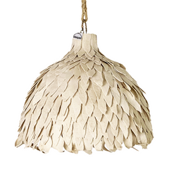 'Adjua' Cotton Leaf Pendant Light