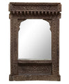 'Tenzin' Teak Mirror