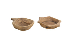 Teak Wood Parat Bowls, Assorted