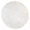 Marble Round Side Table (White Marble)
