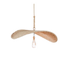 'Marica' Rattan Thin Wave Pendant Light