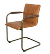 Alessia Leather Dining Chair Cognac