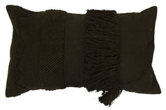 Black Rectangular Cushion