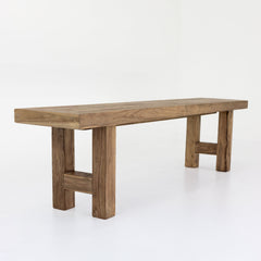 'Gemi' Outdoor Bench Seat, Natural