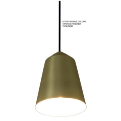 'Reshmi' Metal Pendant Light, Gold