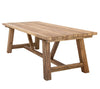 'Mentari' Farmhouse Outdoor Dining Table, Natural