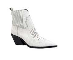 WESTERN SNAKE BOOTS - WHITE 40