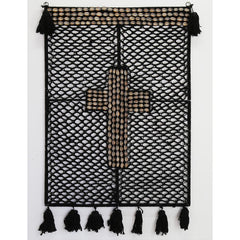 Black Crochet Wall Hanging