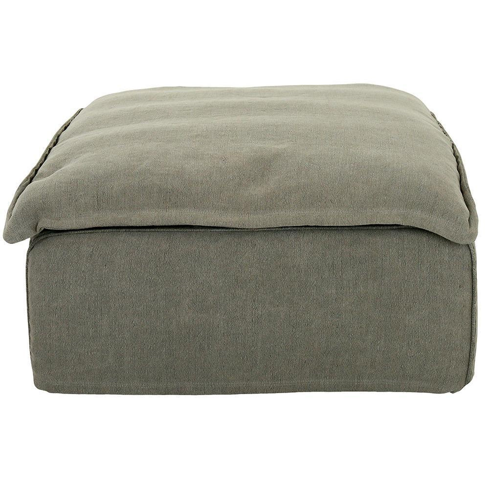 Thin ottoman on sale