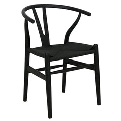 Replica Wishbone Chair, Black