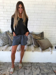 SHORTS SPICE TELA COUNTRY STONE S