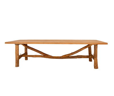 'Anyango' Wooden Log Table, Natural.