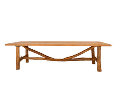 'Anyango' Wooden Log Table, Natural.