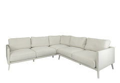 The 'Easy' Outdoor Corner Sofa, White Sunbrella