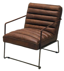 'Peta' Leather Arm Chair