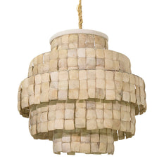 'Ashika' Coconut Shell Chandelier