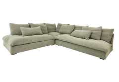 'Lavanya' 3 Piece Corner Sofa Suite, Taupe