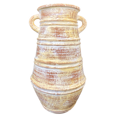 'Gikuya' Double handle Terracotta Vase