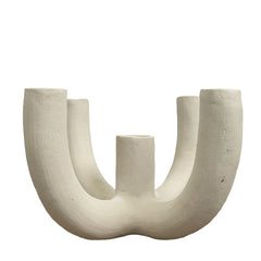 'Ashon' Ceramic Quintet Candleholder