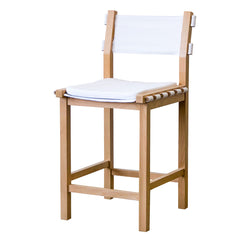 'Isabella' Bar Stool, White