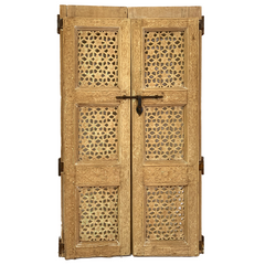 Old Indian Door Set