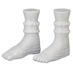 Shantam White Marble Foot (Left)