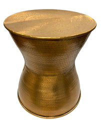 Brass Finish Side Table