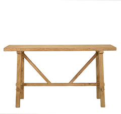 Aubrey Farmhouse Console, Antique Natural Old Pine