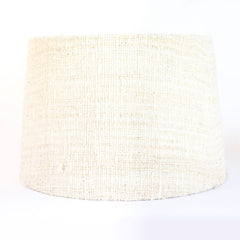 'Melati' Cotton Lamp Shade Textured White, Small