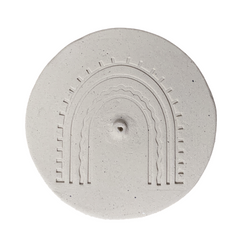 'Eko' Ceramic Round Incense Holder