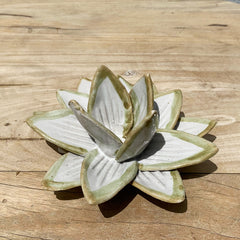 Ceramic Lotus Incence Holder