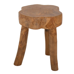 'Aulia' Teak Side Table, Natural