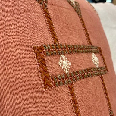 Indian Linen Cushion, Square