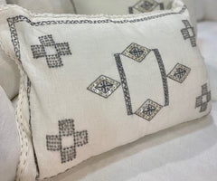 Indian Linen Cushion, Lumbar