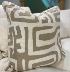 Indian Linen Cushion, Square