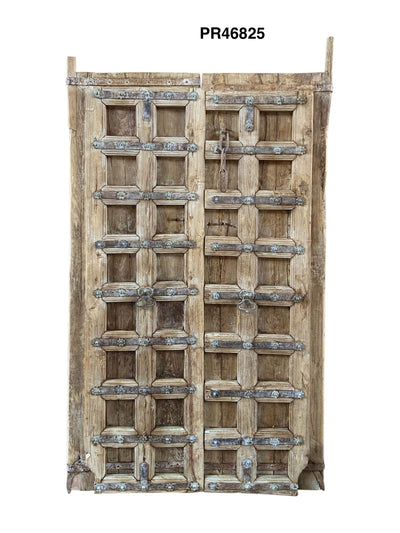 Old Indian Wooden Door Sets, Assorted