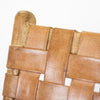 'Sienna' Strap Leather Chair, Antique Brown