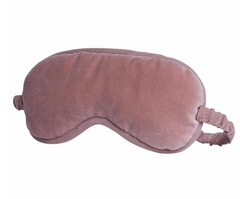 LYNETTE VELVET EYE MASK - MUSK