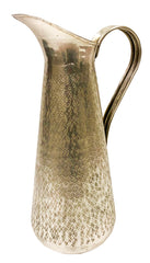 Brass Wine Decanter With Antique Silver Finish